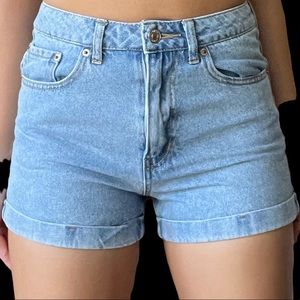 Forever 21 High Waisted Jean Shorts - Size 24